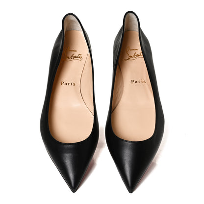 Christian Louboutin Shiny Nappa Ballalla Flats 36 Black 5 of 10
