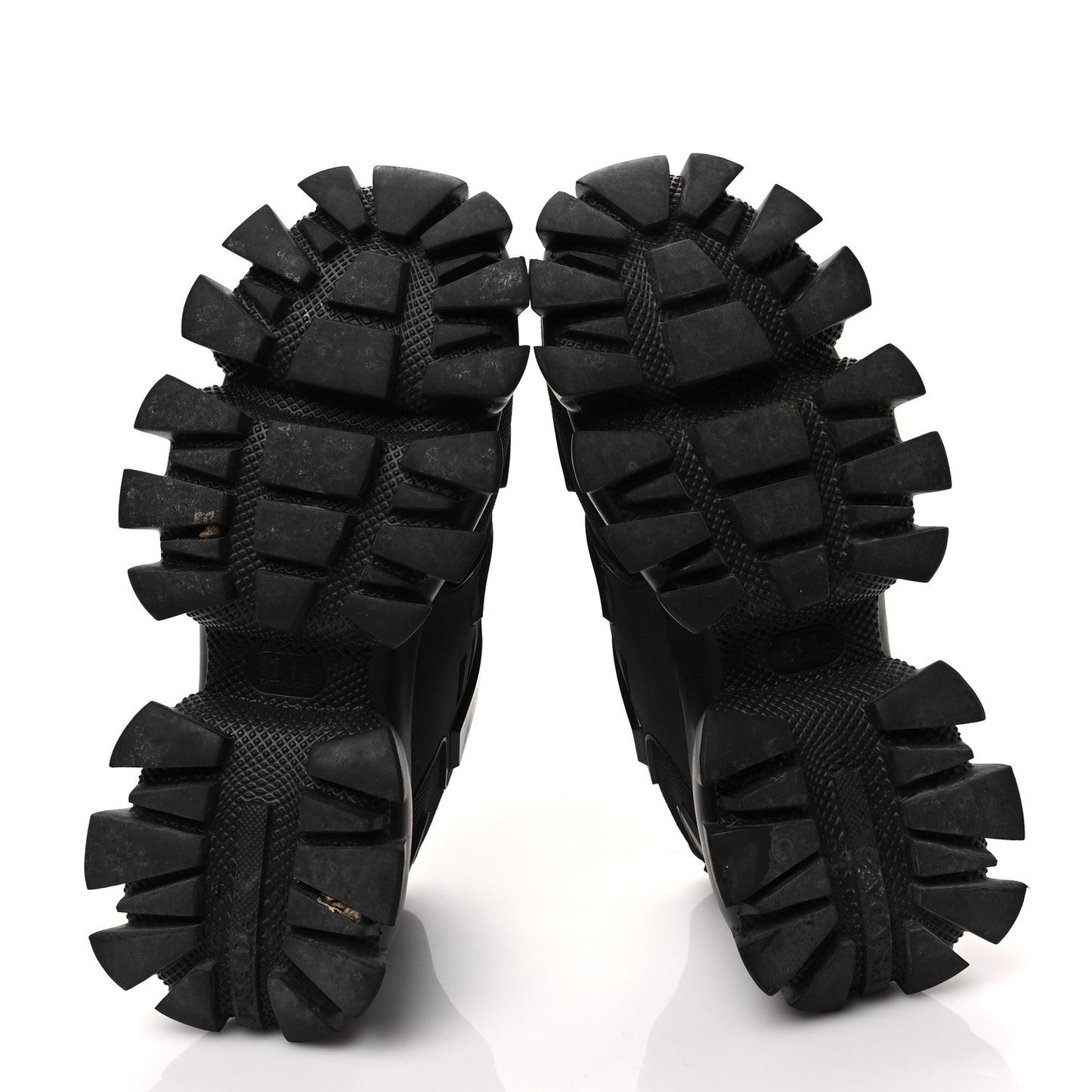 Rubber Technical Knit Fabric Cloudbust Thunder Sneakers 35 Black