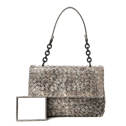 Bottega Veneta Tobu Ayers Intrecciato Small Olimpia Shoulder Bag Beige 1 of 10