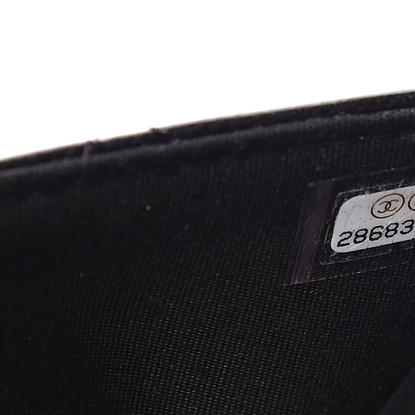 Lambskin Quilted Trendy CC Wallet On Chain WOC Black