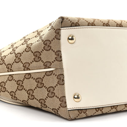 Gucci Monogram Medium New Britt Tote Off White 8 of 9