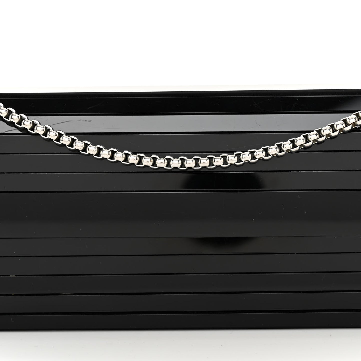 Acrylic Sweetie Clutch Black