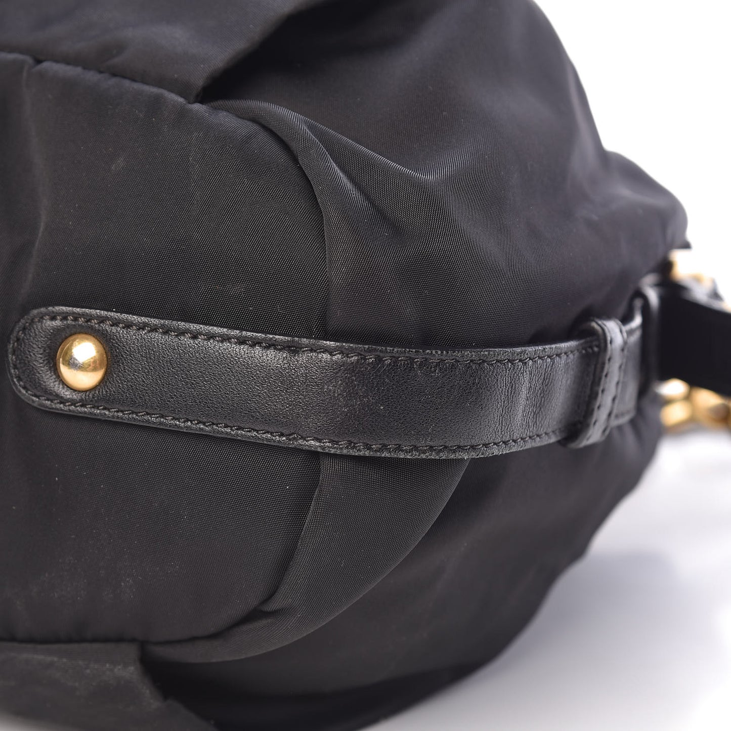 Tessuto Nylon Jacquard Logo Tote Black