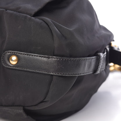 Prada Tessuto Nylon Jacquard Logo Tote Black 19 of 20