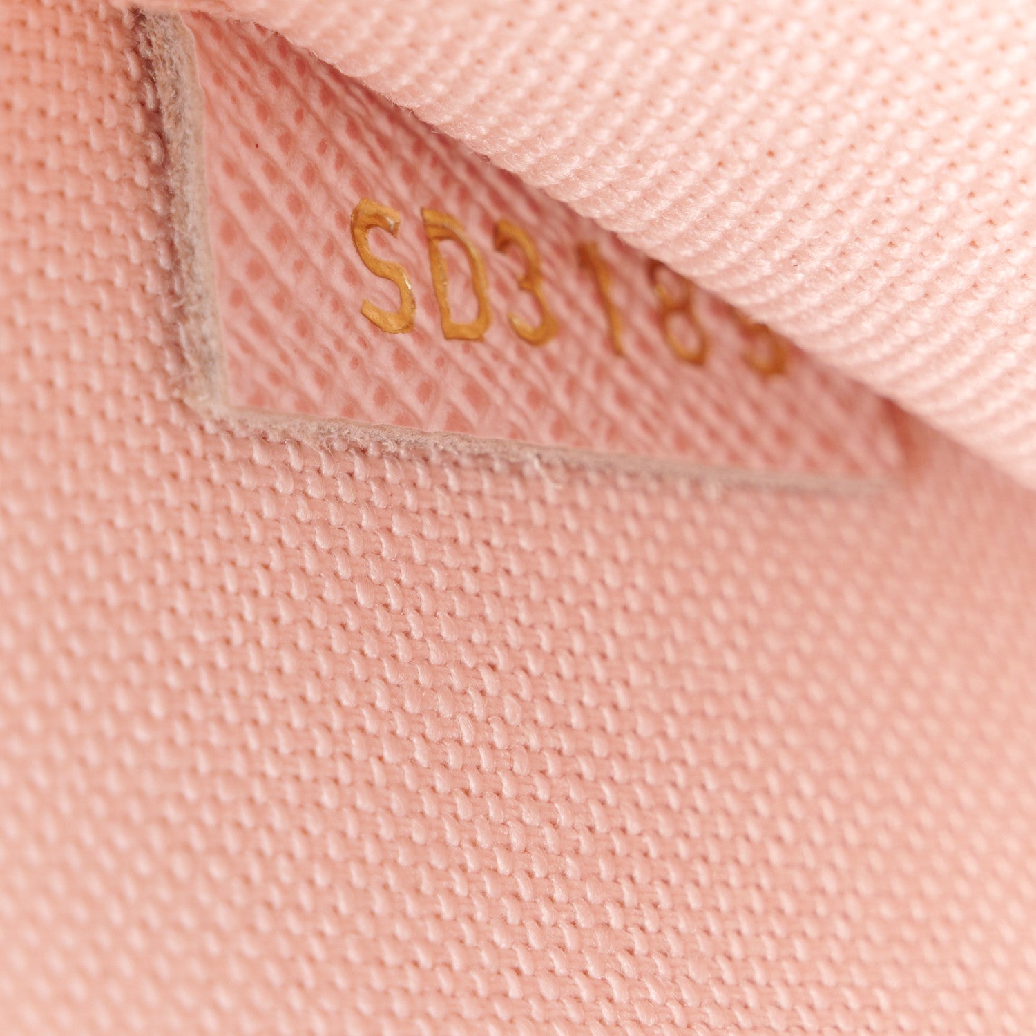 Louis Vuitton Damier Azur Pochette Felicie Chain Wallet Rose Ballerine 9 of 17