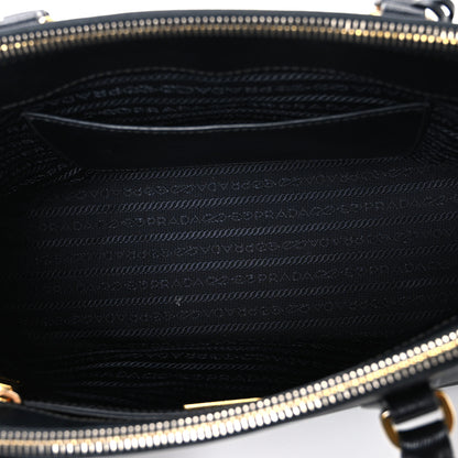 Prada Saffiano Small Galleria Double Zip Tote Black 5 of 11