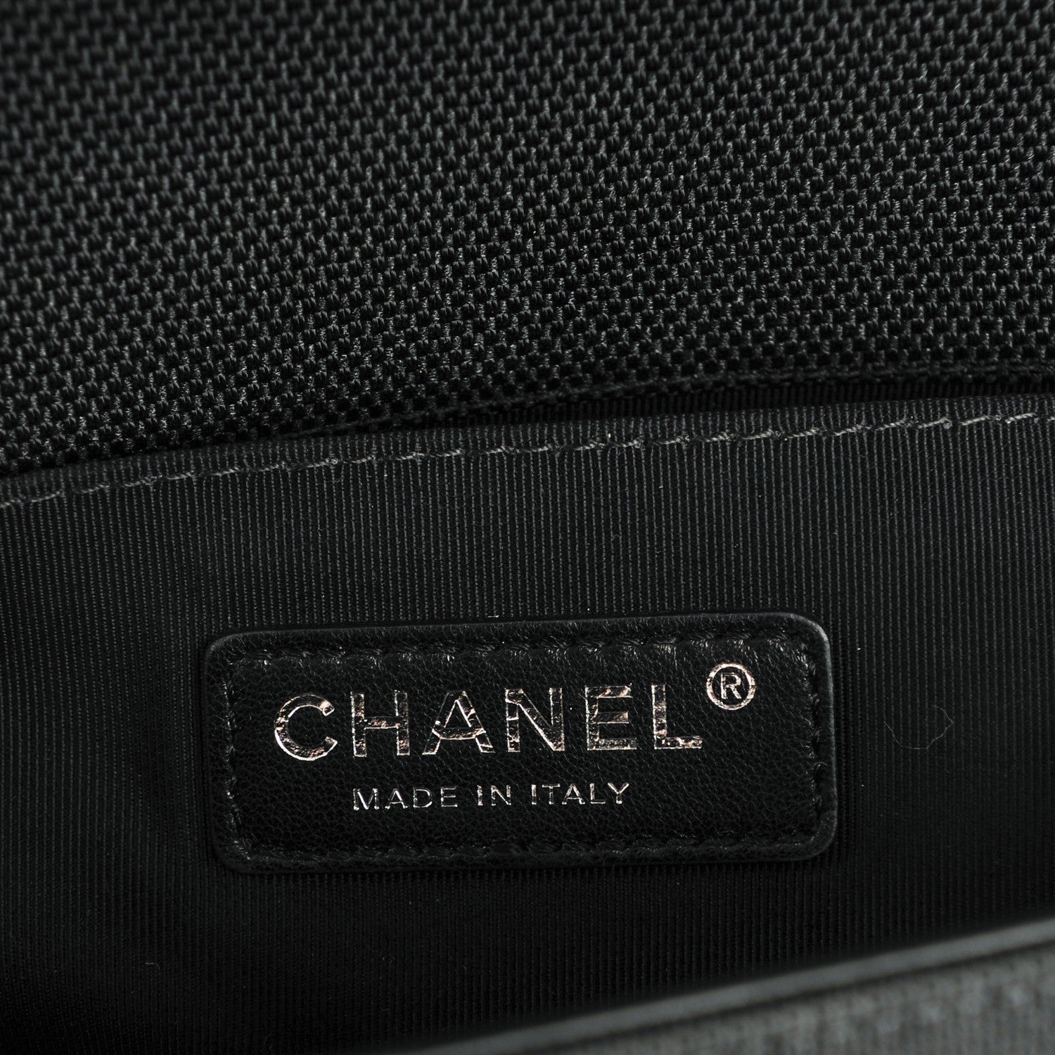 Chanel Canvas Quilted Medium Fluo Boy Flap Black Grey Yellow 7 of 8
