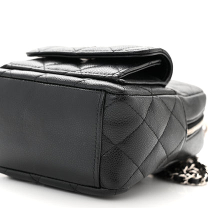 Chanel Caviar Quilted CC Mini Classic Backpack Black 10 of 11