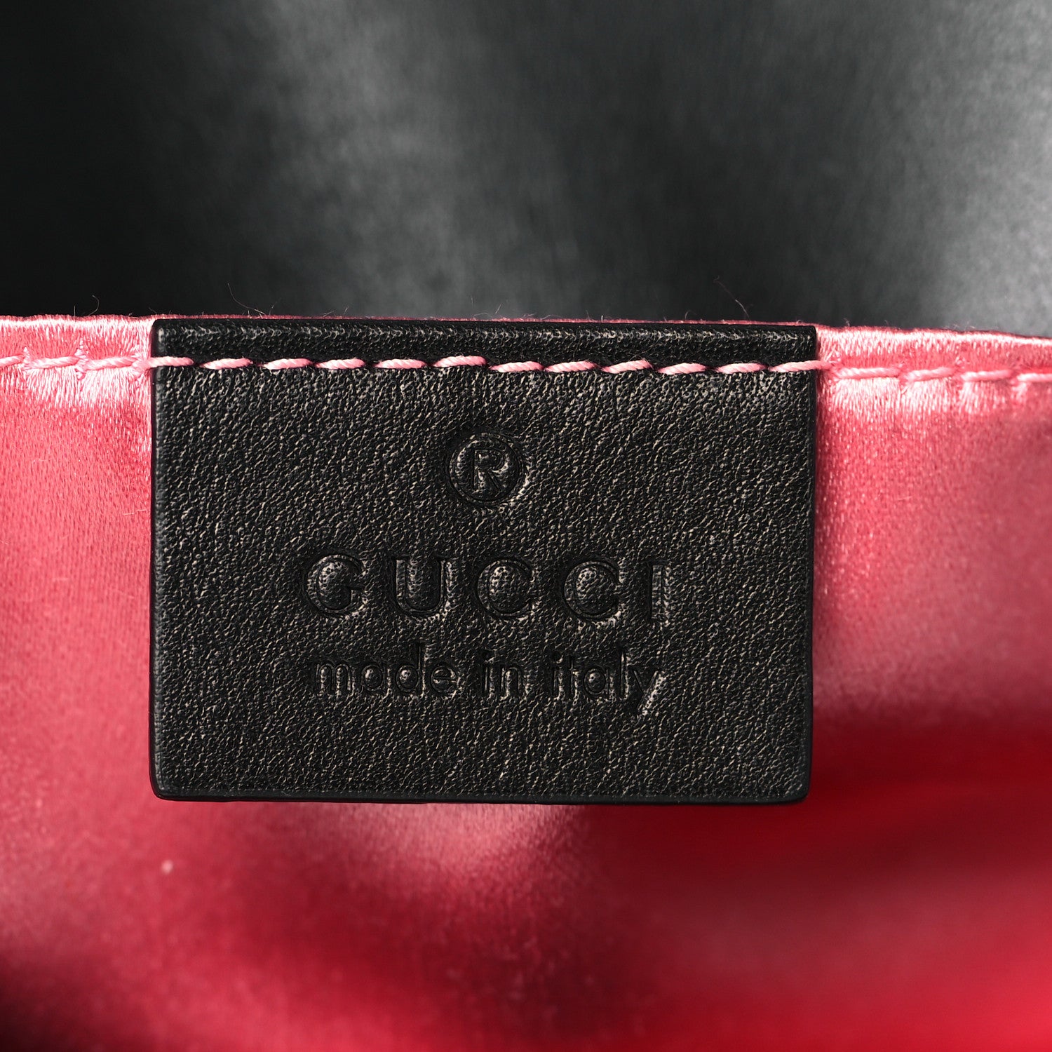 Gucci Velvet Matelasse Mini GG Marmont Shoulder Bag Black 6 of 10