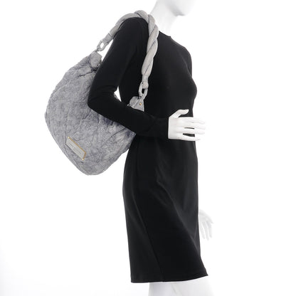Louis Vuitton Lambskin Olympe Nimbus GM Gris Perle 2 of 10