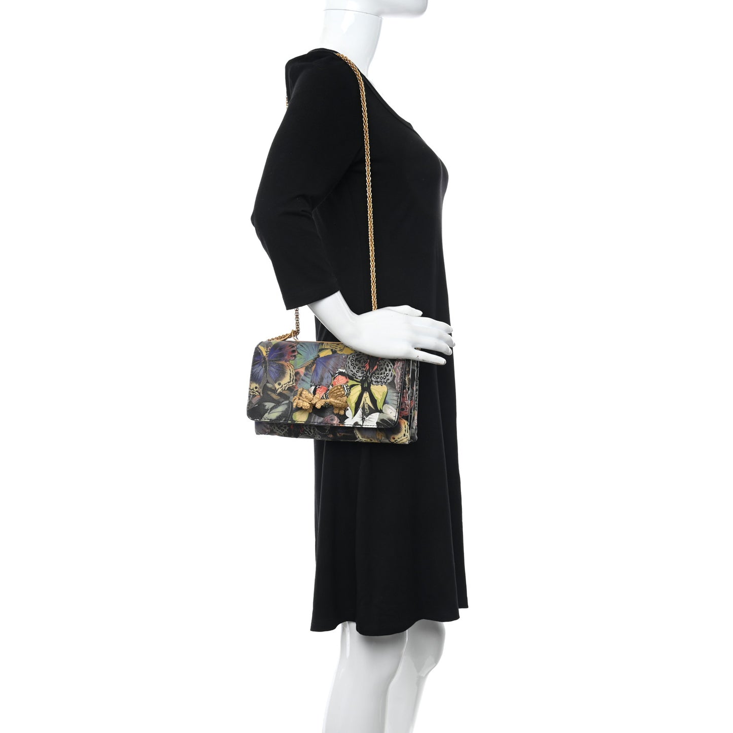 Canvas Vitello Camubutterfly Va Va Voom Shoulder Bag Multicolor