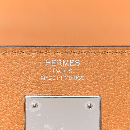 Hermes Evercolor Verso Kelly Retourne 28 Caramel Rose d'Ete 22 of 36
