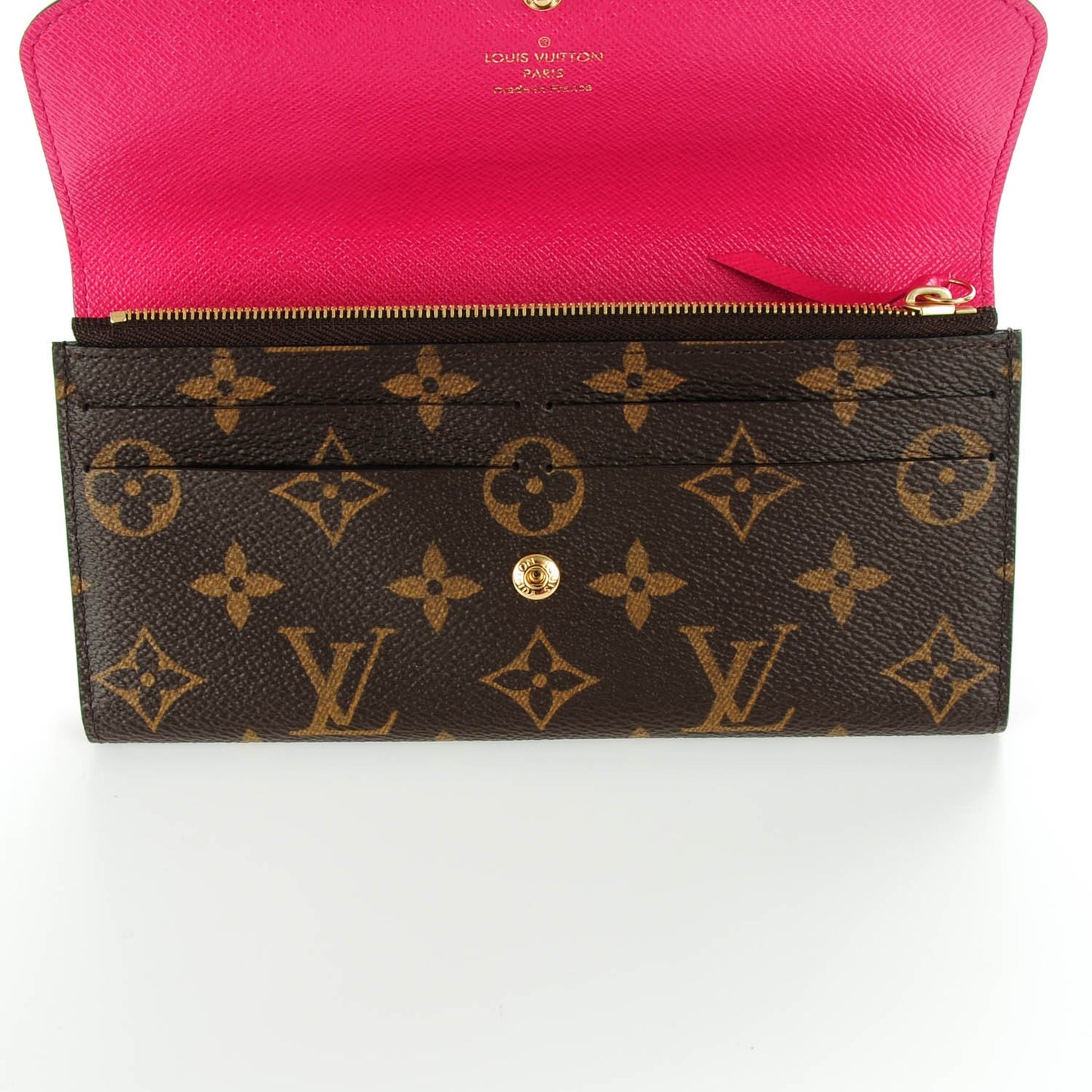 Monogram Emilie Wallet Hot Pink