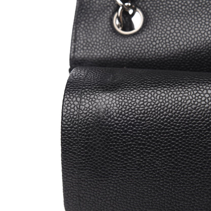 Chanel Caviar Quilted Jumbo Double Flap Black 13 of 16