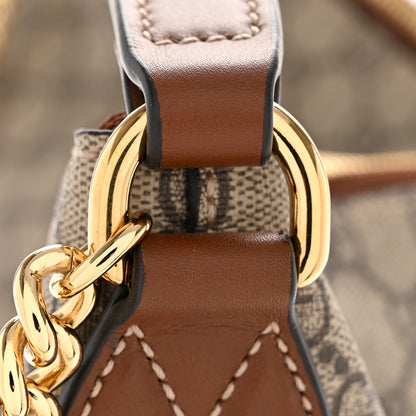 Gucci GG Supreme Monogram Large Linea A Hobo Light Brown 12 of 12