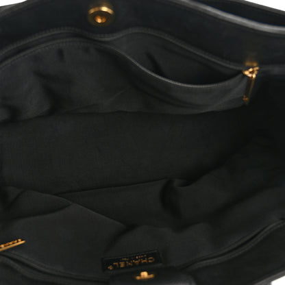 Chanel Calfskin Cerf Executive Shopper Tote Black 7 of 18