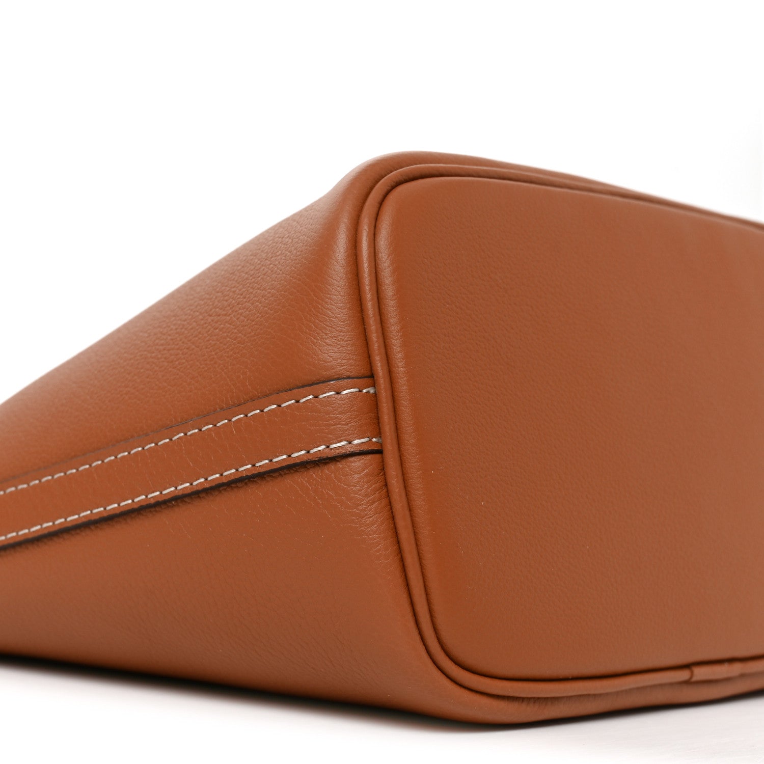 Louis Vuitton Calfskin Lock and Walk Bucket Cognac 8 of 9