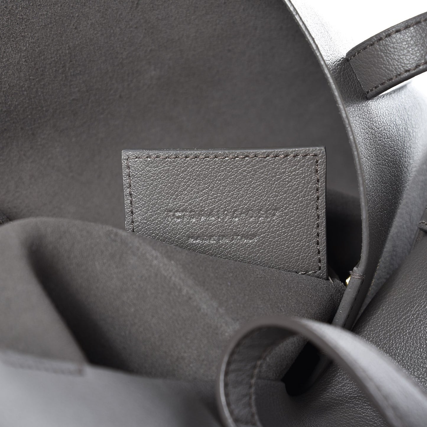 Calfskin Large Shopping Tote Earth