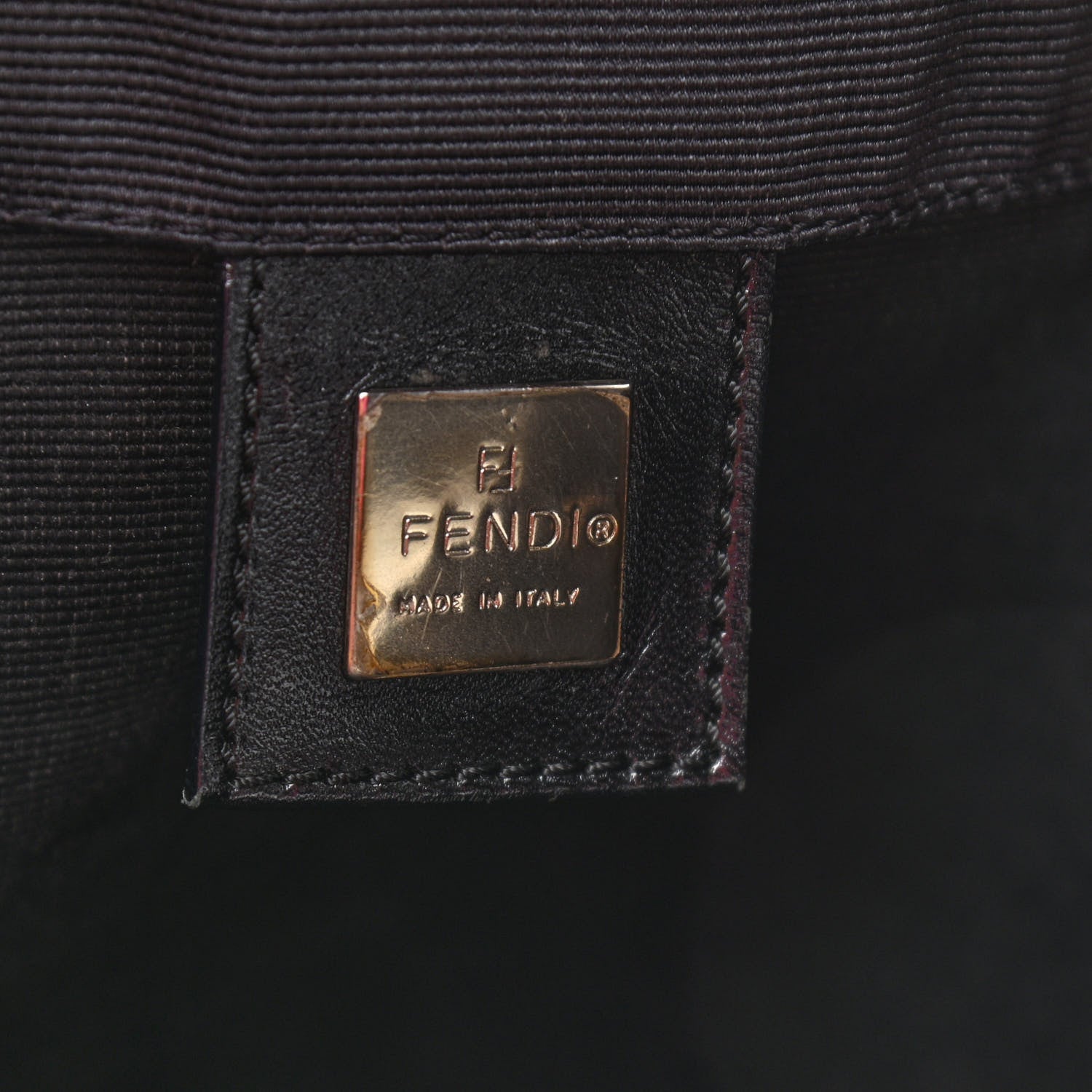 Fendi FF Canvas Bucket Bag Black 5 of 13