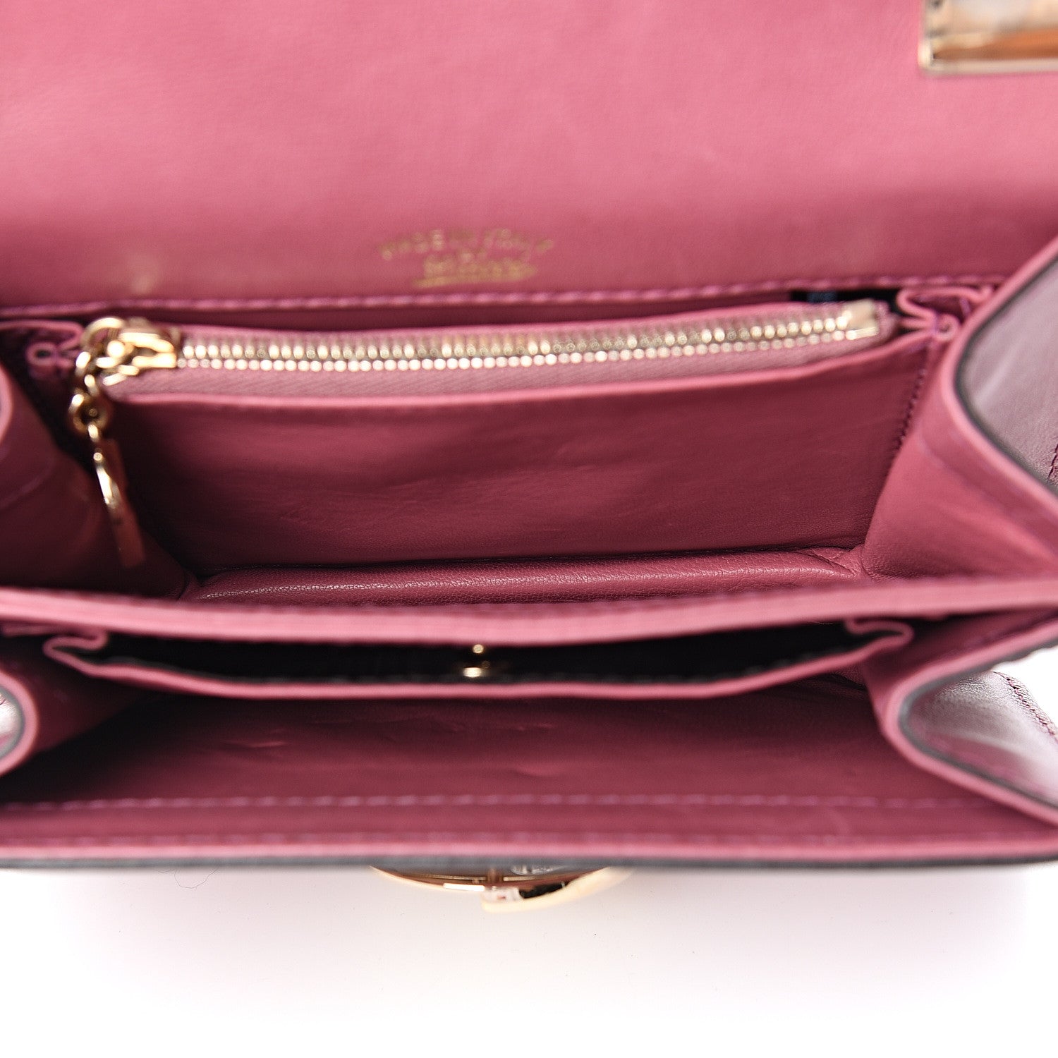 Gucci Calfskin Small 1973 Shoulder Flap Bag Peonia Flower 4 of 11