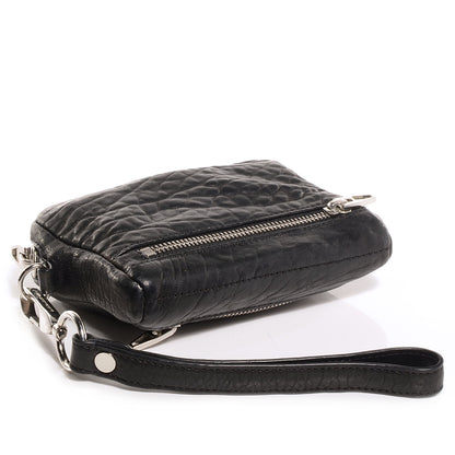 Alexander Wang Pebbled Lambskin Large Fumo Clutch Black 4 of 8