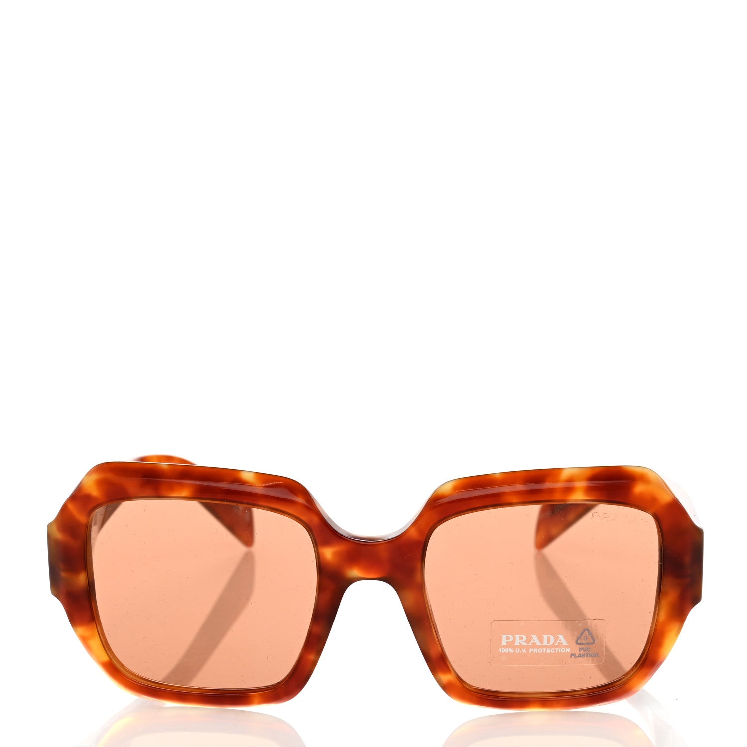Prada Acetate Sunglasses SPR 28Z Orange 2 of 8