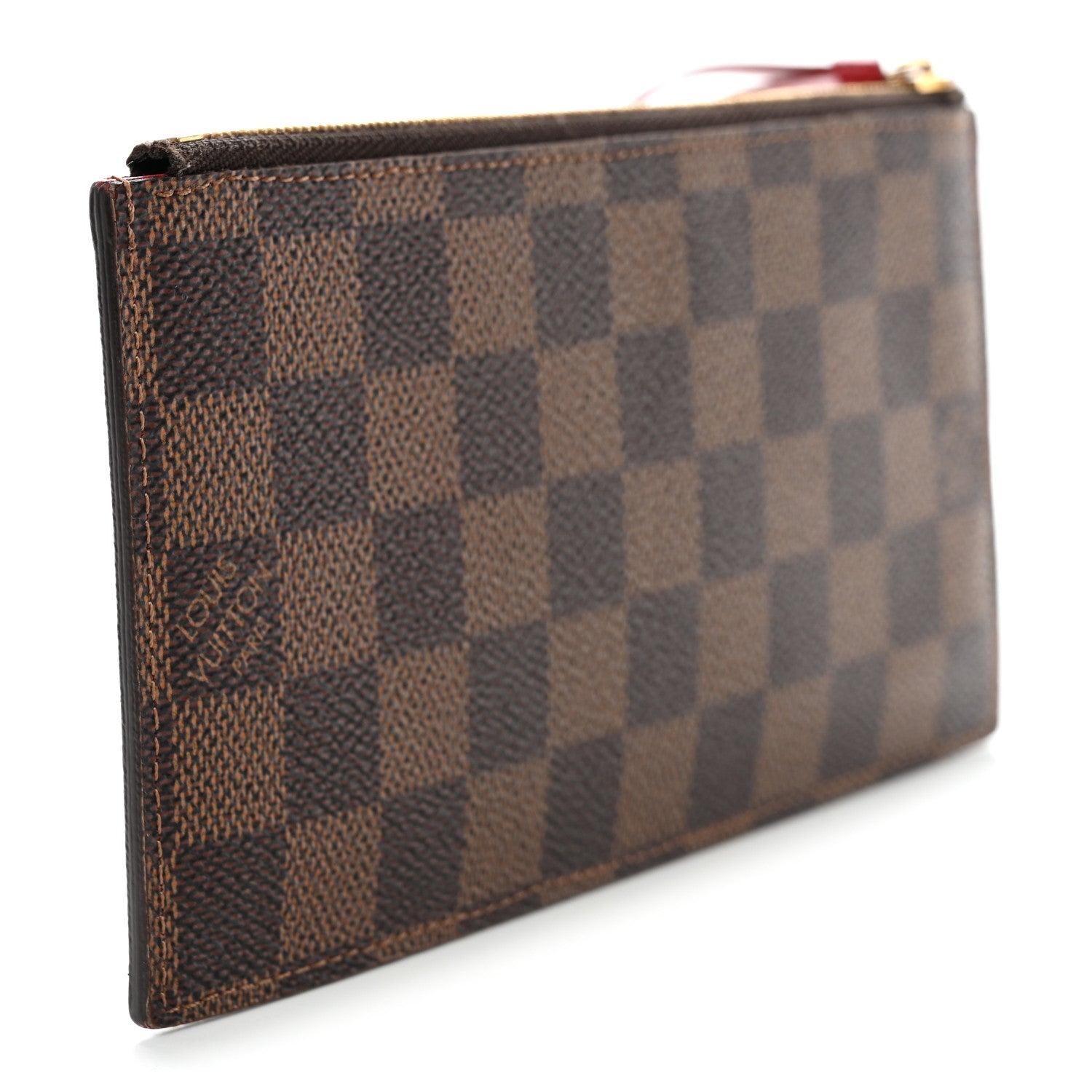 Louis Vuitton Damier Ebene Felicie Chain Wallet Zippered Insert 3 of 7
