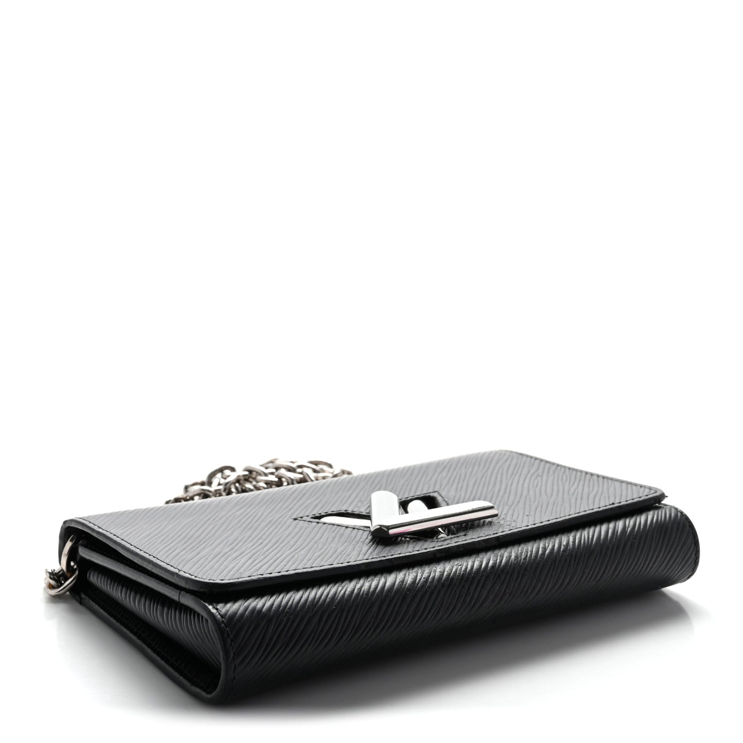 Epi Twist Chain Wallet Black
