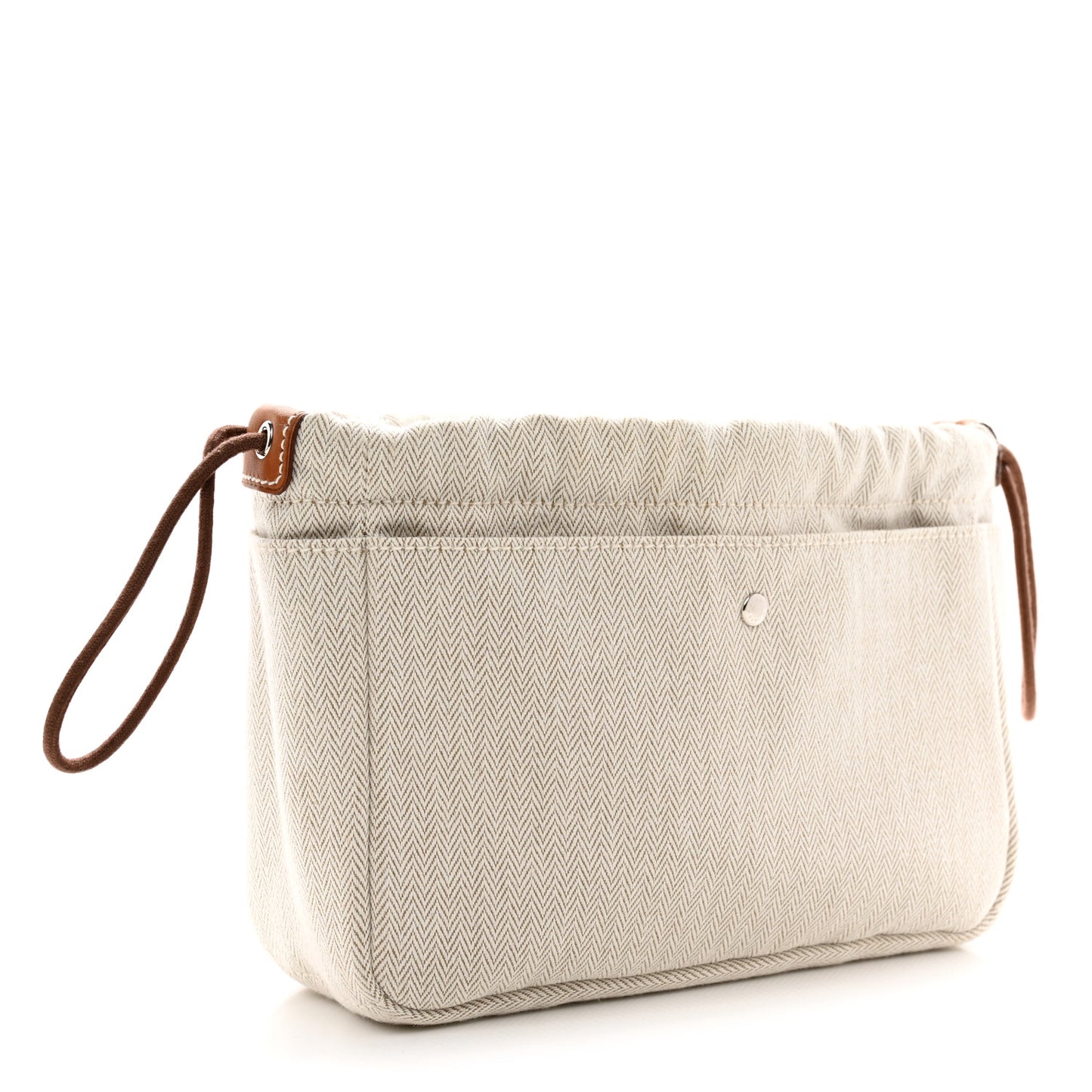 Canvas Barenia Fourbi 25 MM Pouch Naturel Fauve