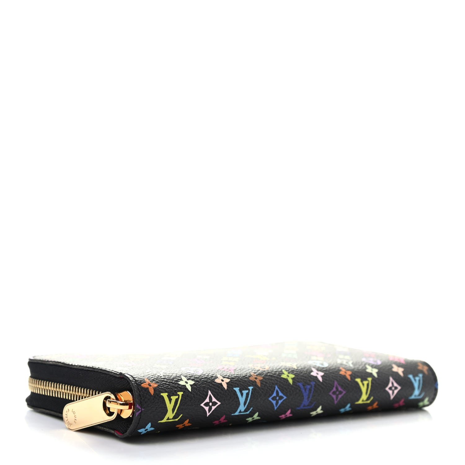 Louis Vuitton Monogram Multicolor Zippy Wallet Black Grenade 4 of 7