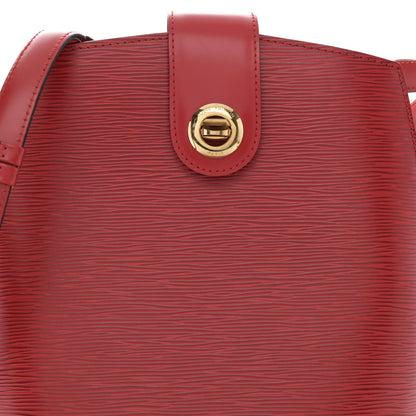 Louis Vuitton Epi Cluny Castillan Red 7 of 9