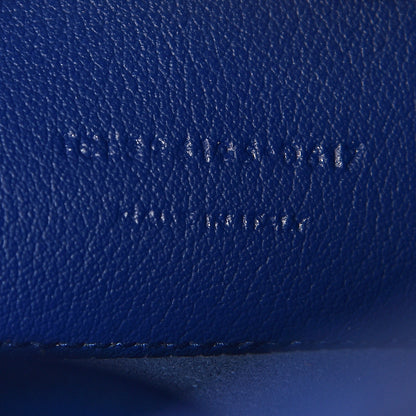 Saint Laurent Calfskin Large Shopping Tote Flash Blue 8 of 11