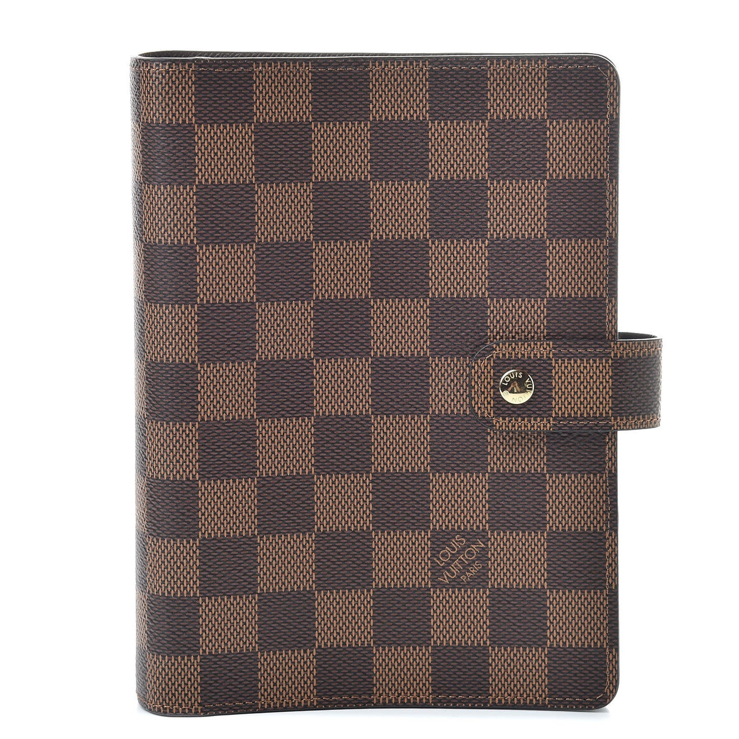 Damier Ebene Medium Ring Agenda Cover