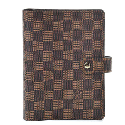 Louis Vuitton Damier Ebene Medium Ring Agenda Cover 1 of 8