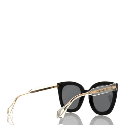 Gucci Acetate Crystal Sunglasses GG0564S Black Grey 4 of 8