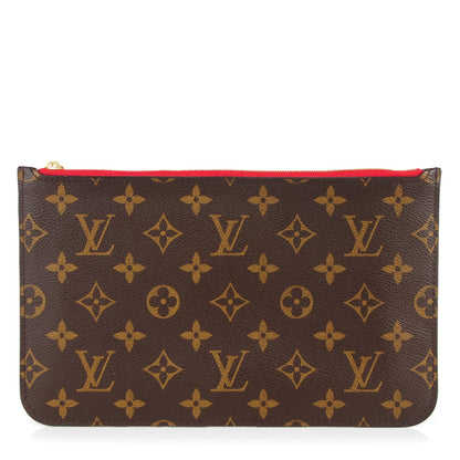Louis Vuitton Monogram Neverfull MM GM Pochette Cherry 1 of 9