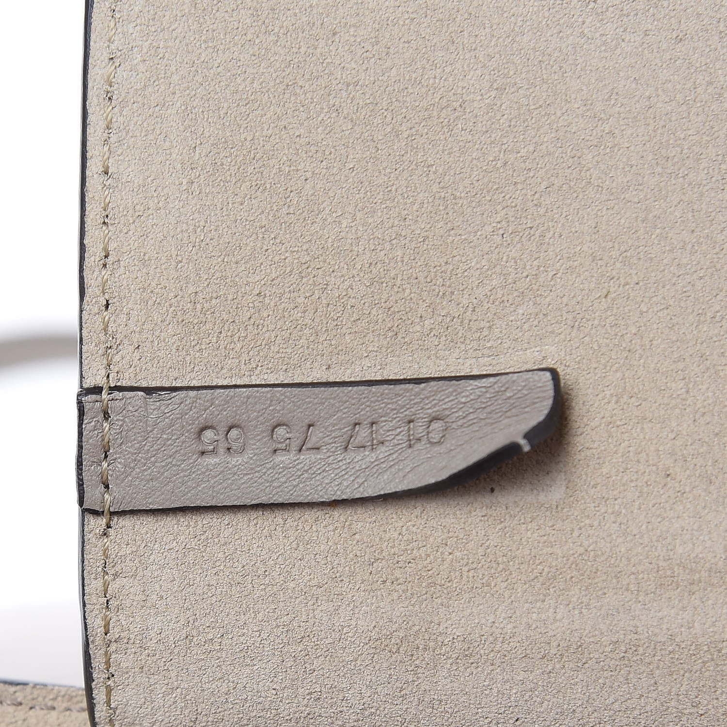 Chloe Suede Calfskin Mini Faye Shoulder Bag Motty Grey 7 of 11