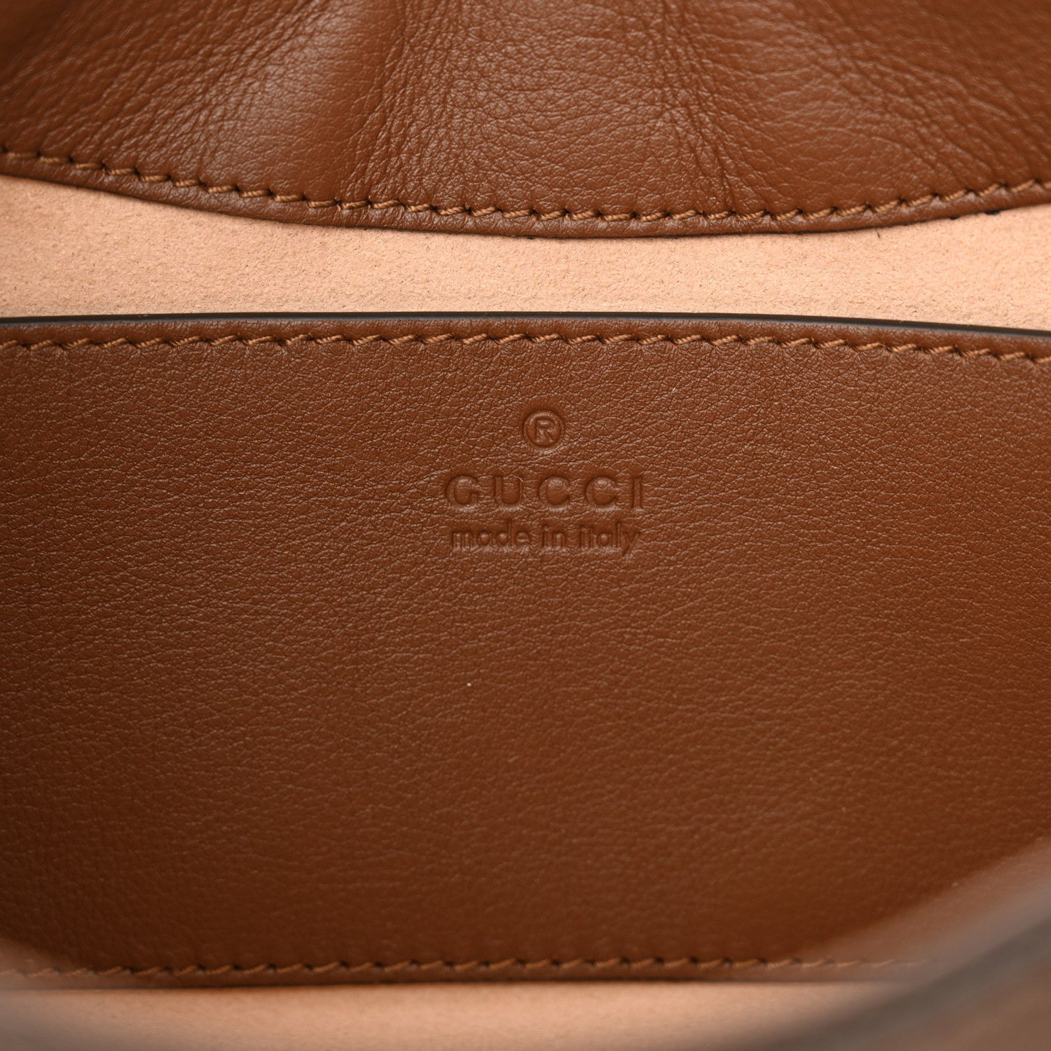 Gucci GG Supreme Monogram Calfskin Small Padlock Chain Shoulder Bag Beige Ebony Brown Sugar 6 of 11