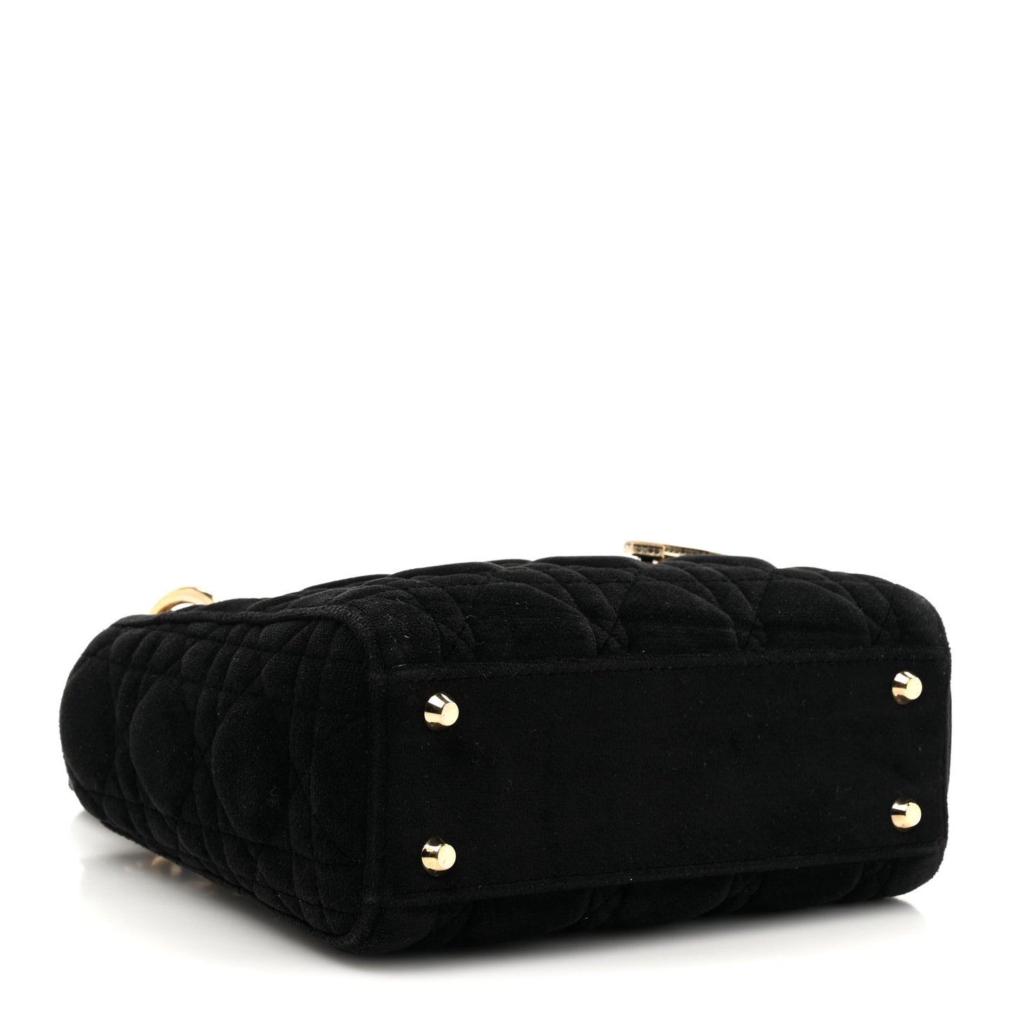Velvet Mini Lady Dior Black