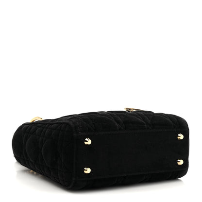 Christian Dior Velvet Mini Lady Dior Black 4 of 10