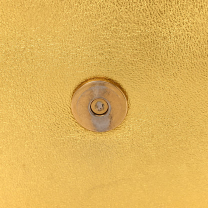 Gucci Metallic Nappa Pearl Studded Mini Queen Margaret Broadway Shoulder Bag Gold 11 of 16
