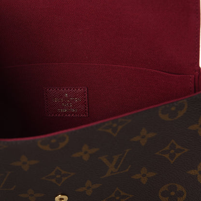 Louis Vuitton Monogram Pochette Felicie Chain Wallet Fuchsia 8 of 13