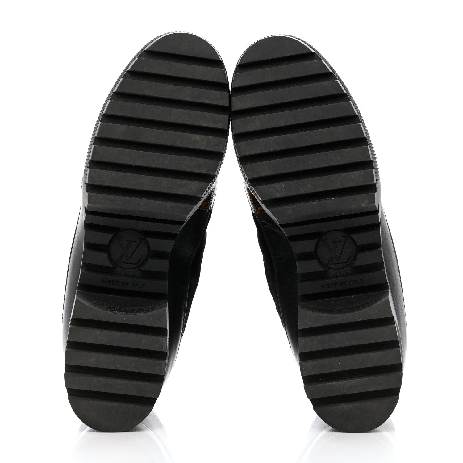 Louis Vuitton Nylon Embroidered Monogram Suede Laureate Platform Desert Boots 40 Kaki 5 of 12