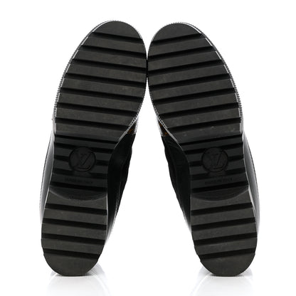Louis Vuitton Nylon Embroidered Monogram Suede Laureate Platform Desert Boots 40 Kaki 5 of 12