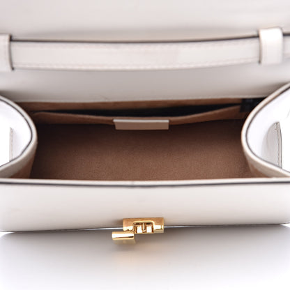 Gucci Calfskin Mini Sylvie Top Handle Bag White 5 of 17