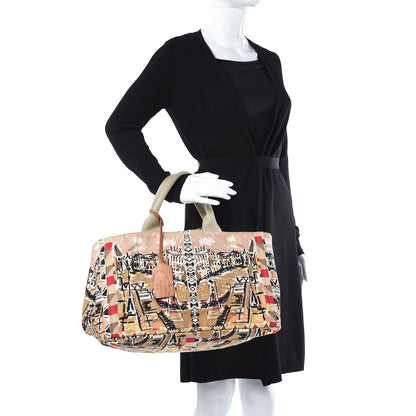 Prada Canvas Canapa Stampata Tote Kaki Venezia 2 of 8