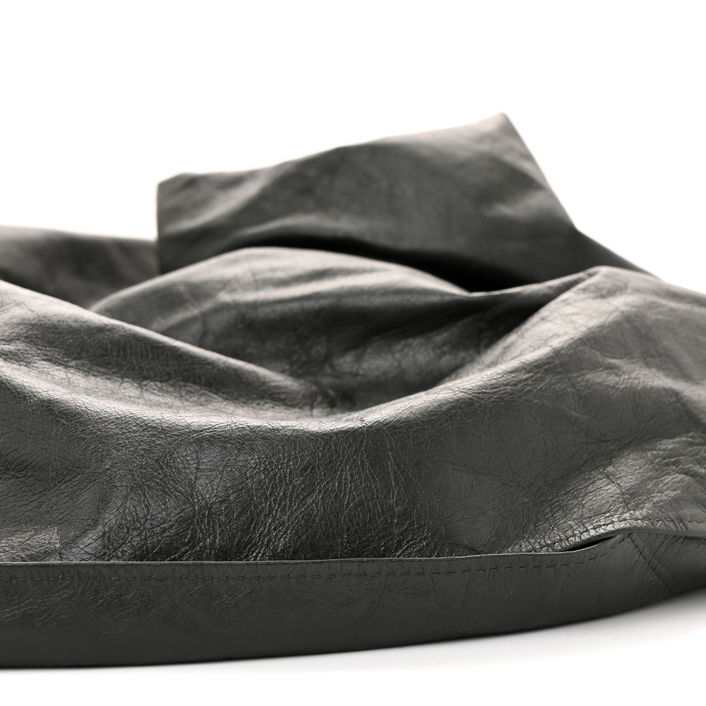 Calfskin Foulard Shoulder Bag Dark Green