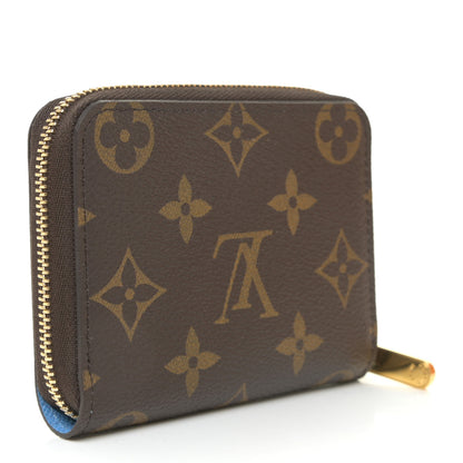 Louis Vuitton Monogram 2021 Christmas China Animation Zippy Coin Purse Myosotis Blue 3 of 10