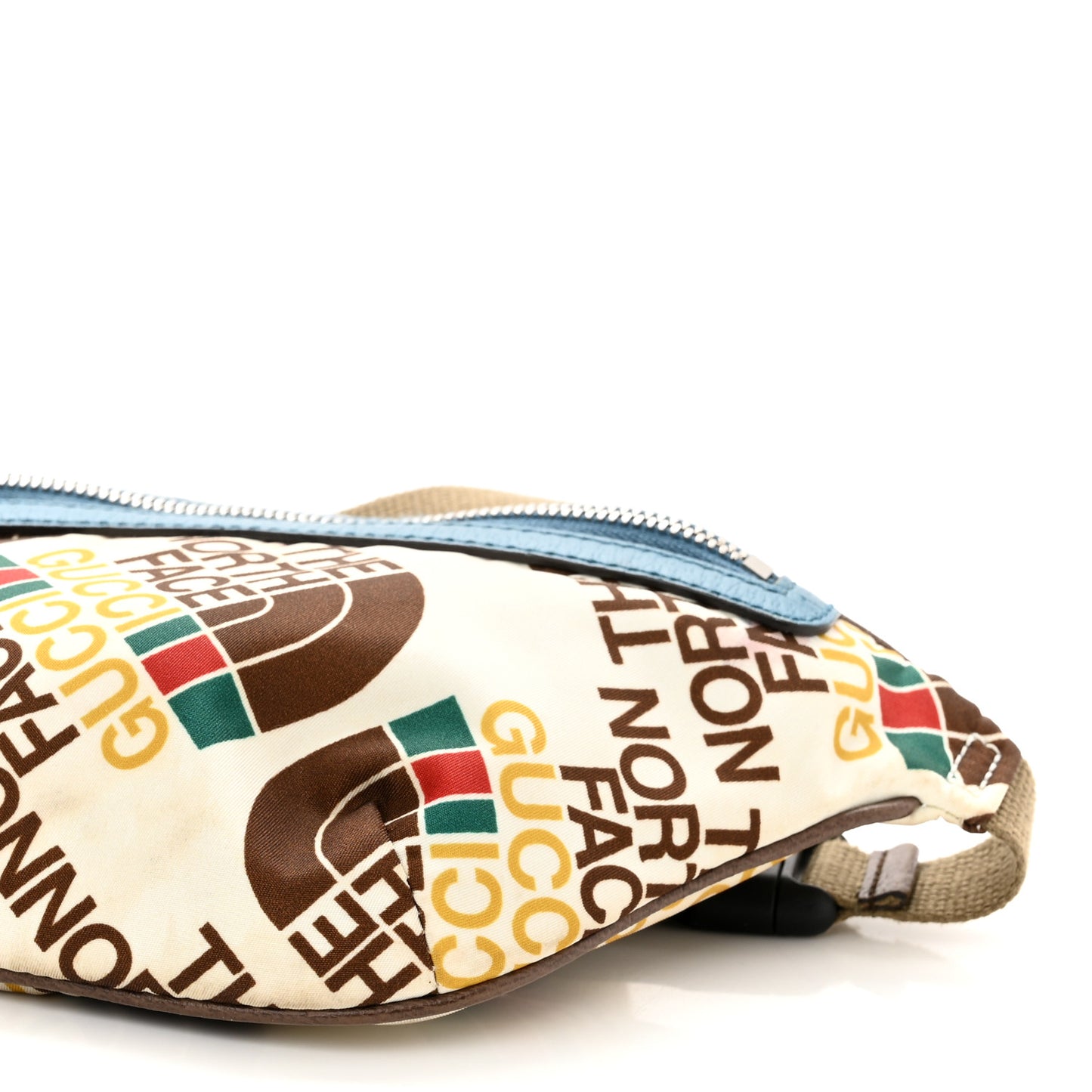 X THE NORTH FACE Econyl Nylon Belt Bag White Sky Blue