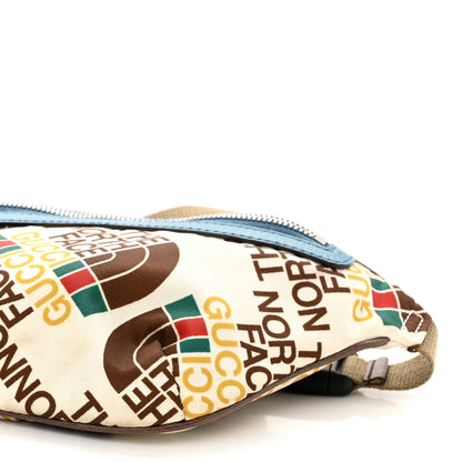 Gucci X THE NORTH FACE Econyl Nylon Belt Bag White Sky Blue 10 of 11